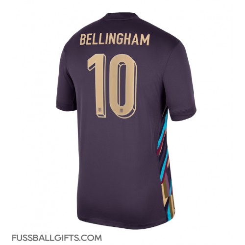 England Jude Bellingham #10 Fußballbekleidung Auswärtstrikot Damen EM 2024 Kurzarm